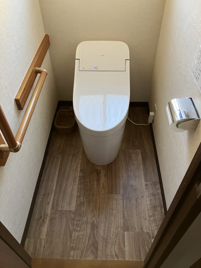 【足利市リフォーム】お掃除がしやすくなるトイレリフォーム工事