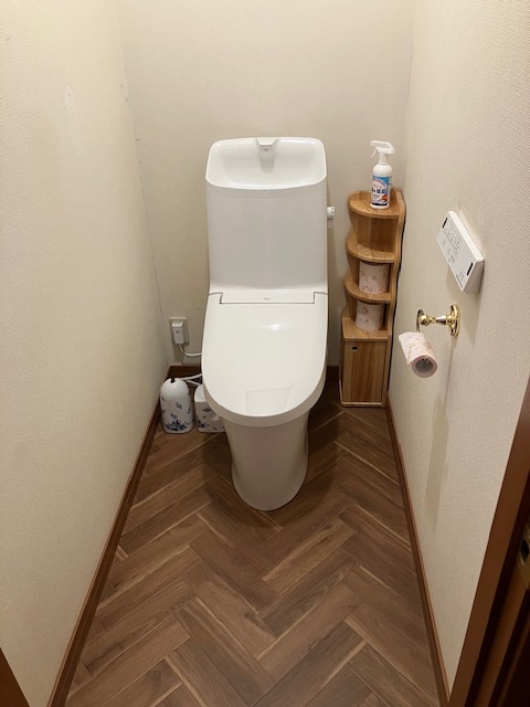 【邑楽町リフォーム】トイレをクロスと一緒にリフォーム！トイレ・床リフォーム工事
