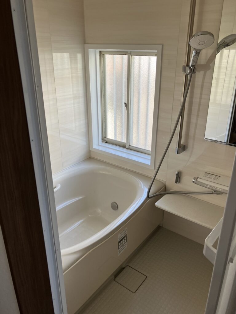 【栃木市リフォーム】ベージュカラーで高級感も演出！？お風呂リフォーム工事