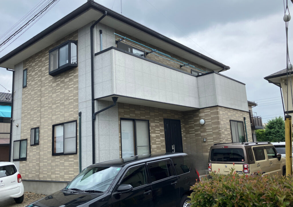 【足利市リフォーム】コーキングもバッチリ仕上げた外壁塗装リフォーム工事