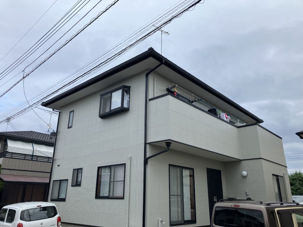 【足利市リフォーム】コーキングもバッチリ仕上げた外壁塗装リフォーム工事