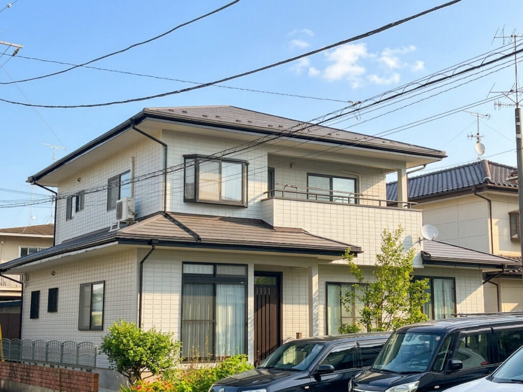 【足利市リフォーム】劣化が進んだ屋根軽くて非常に寿命が長い屋根へ。外壁は耐久性のあるプレミアム無機塗装