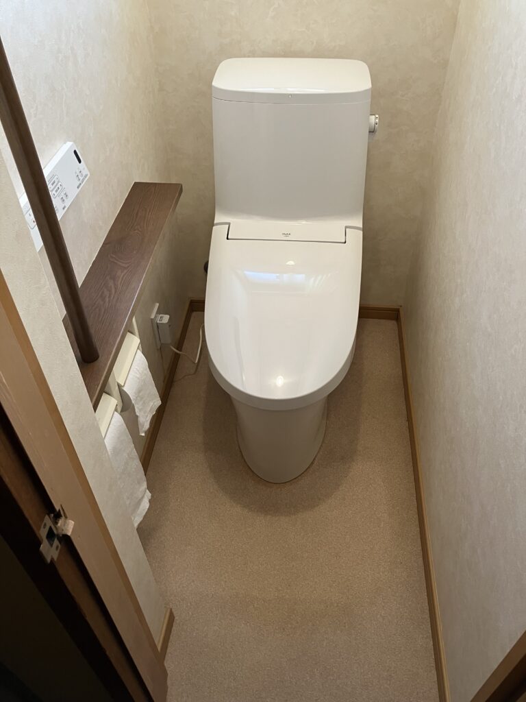 【足利市リフォーム】トイレ交換他工事